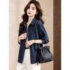 D.F.DEAR Women's Vine Embroidered Button-Down Shirt