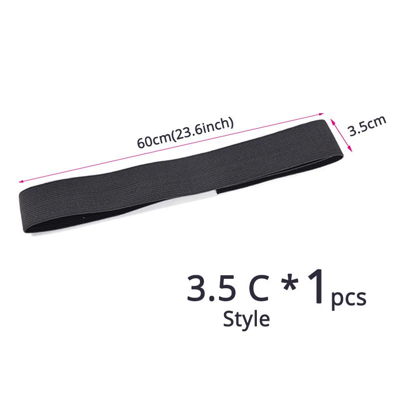 Wig Band For Edges Melt Band For Lace Wigs Adjustable Magic Sticker Edge Slayer Band Width Elastic Band for Hair Edges