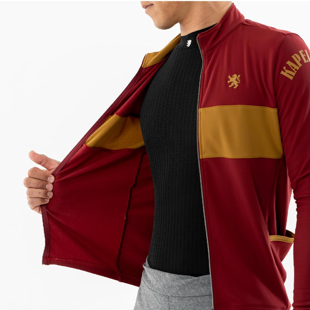 Kapelmuur Thermal Vintage Bordeaux Jersey, Style,