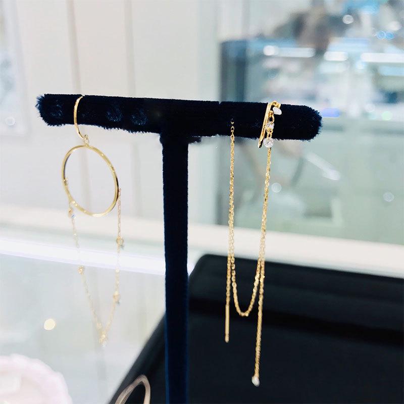 Retro Cold Style Tassel Ear Cuffs for Women – High-End Japanese Korean Luxury Design