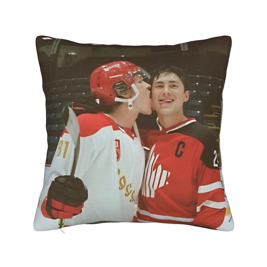 Heated Rivalry Hollander Queer Hockey Square Pillow Cases Cushion Cover Custom Polyester Decorative Pillowcover for Bed xcm