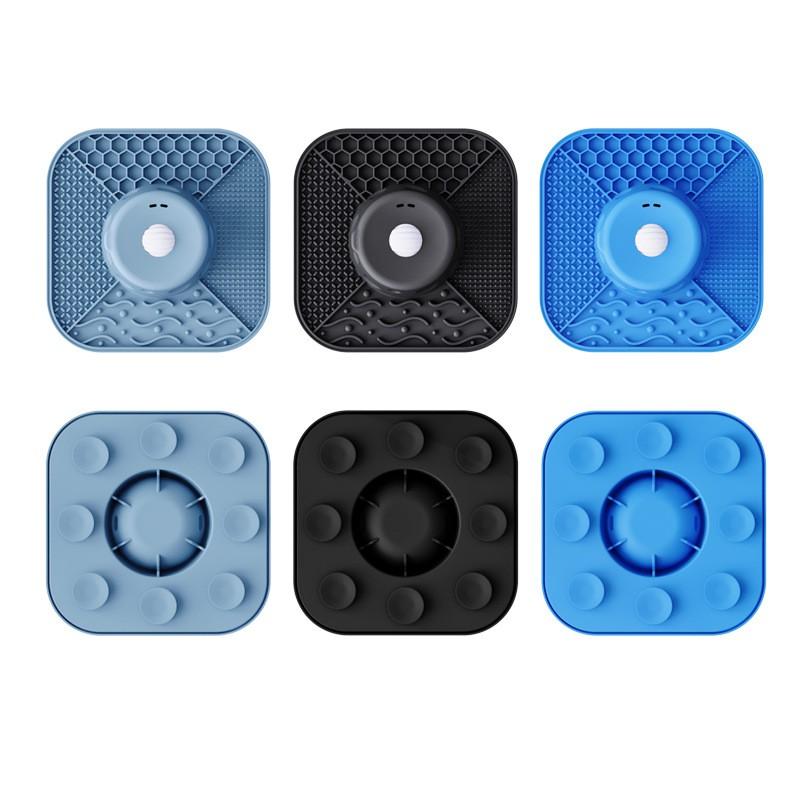 Slow Feeding Pet Bowl With Suction Base Wet Dry Food Silicone Lick Mat Dogs Cats