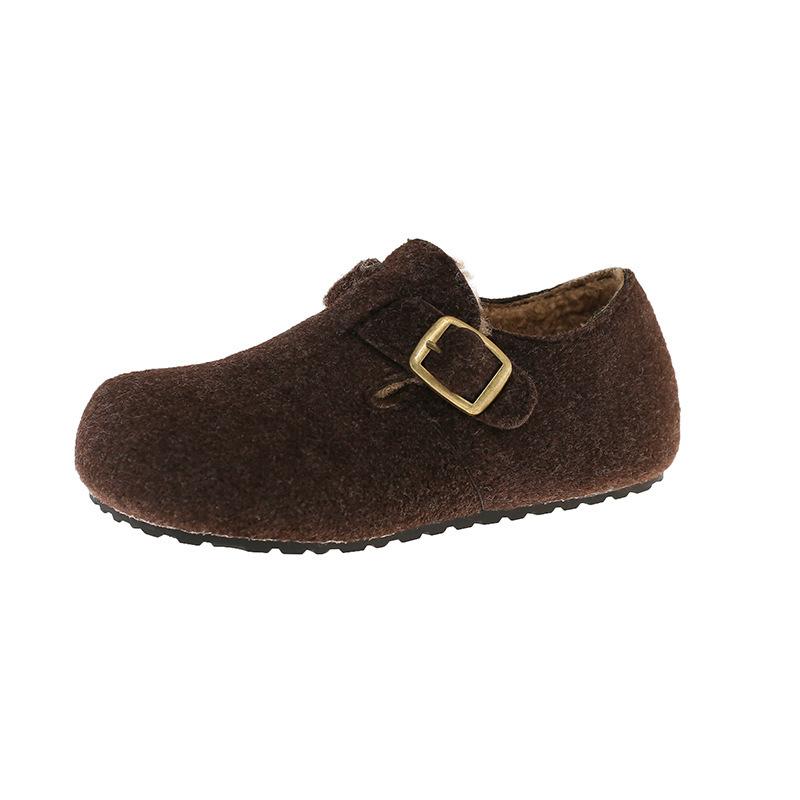 

Leopard print fashion women s outer wear 2 new spring and autumn flat bottom casual and comfortable one-pedal Doudou shoes 40 темно-коричневого кольору