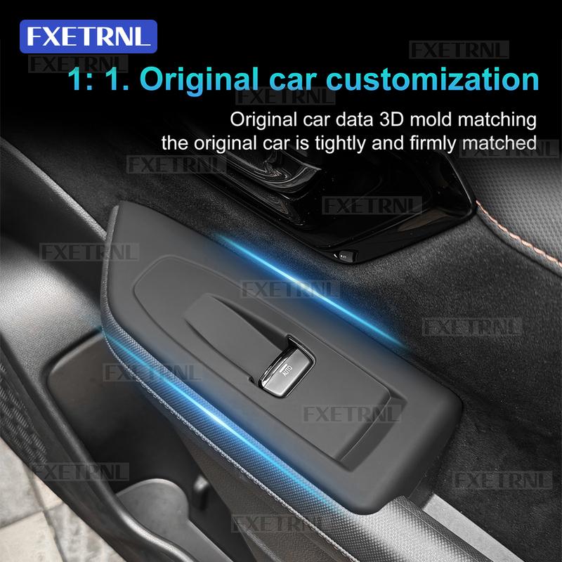 LHD Silicone Window Control Panel Mat For Subaru Forester 2025 2026 2027 Window Lift Button Protective Cover Car Interior Trim
