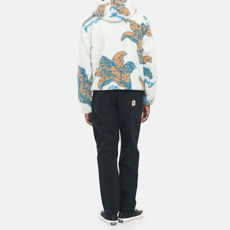 Stussy Floral Sherpa Hooded Jacket 118482
