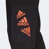 Adidas Logo Print Drawstring Joggers With Elastic Waist Men Bottoms Black HL9375