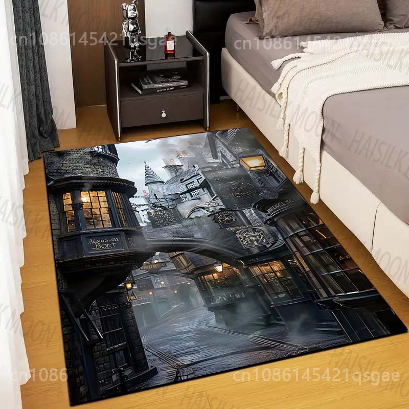 

Magic City Street Carpet for Living Room Bedroom Bathroom Mat Creative Doormat Sofa Table Home Decor Area Rugged Large Size 40x60cm