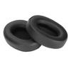 Headphone Cushions Soundproof Memory Foam Soft Protein Leather Replacement Cushions for ATH SR50 Black