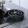 Black Faucet Glass Rinser Automatic Cup Washer Coffee Pitcher High Pressure Rinser  Bar
