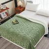 New Minimalist Hollow Jacquard Blanket Thickened Soft Warm Bed Blankets Quilt Multi Functional Sofa Blanket for Office Nap Time
