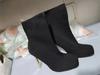 Large Size 43 Sexy Party Sock Boots Women Thin High Heels Fashion Shoes Spring Autumn Female Square Toe Stretch Ankle Boots