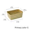 Woven Seagrass Storage Baskets Straw Rattan Basket Desk Organizer Picnic Basket Fruit Storage Box Cosmetic Storage Container
