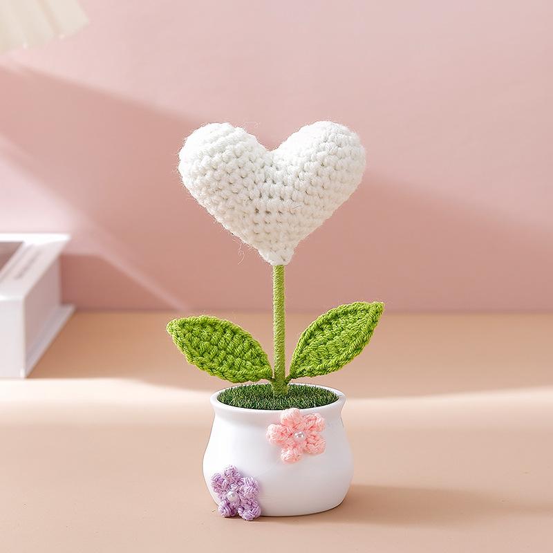 Accessoires de Photographie Crochetés Artificiels Mariage Fête Créatif Perles Simulation Bonsaï Fait Main DIY