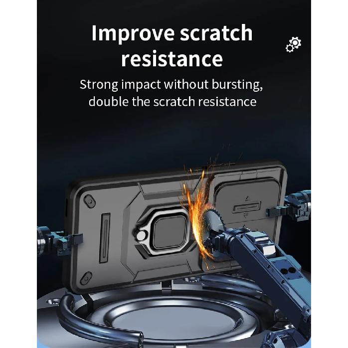 Armor Shockproof Case For Honor Magic 8 Lite Magic8 X9d Protective Cover With Ring Stand Holder Coque Fundas Capa