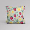 Luxury Home Decor Cushion Cover Office Sofa Cushion Cover Summer Fruit Lemon Strawberry Pattern Pillow Cover