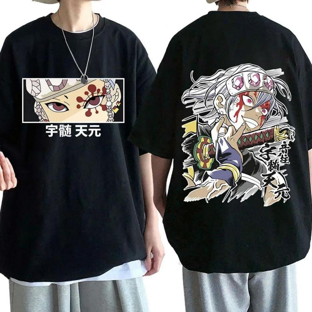 25 New Hot Anime Demon Slayer Kimetsu No Yaiba Personality Trendy Cool Graphic Printed T-Shirts Fashion Harajuku Tees Gifts Tops
