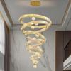 Luxury Italian Crystal Chandelier for Staircase or Villa Loft