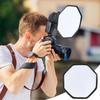 30CM Flashlight Diffuser Portable Universal Flash Flashlight Softbox Diffuser for External Speedlite