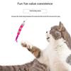 Funny Cat Teaser Interactive Toy Rod with Bell and Feather Toys for Cats Teaser Interactive Toy Rod Pet Cats Toys Stick