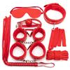 Fun Plush SM Set Adult Products Couple Training Handcuffs Binding 7-Piece Set Alternative Sex Toys