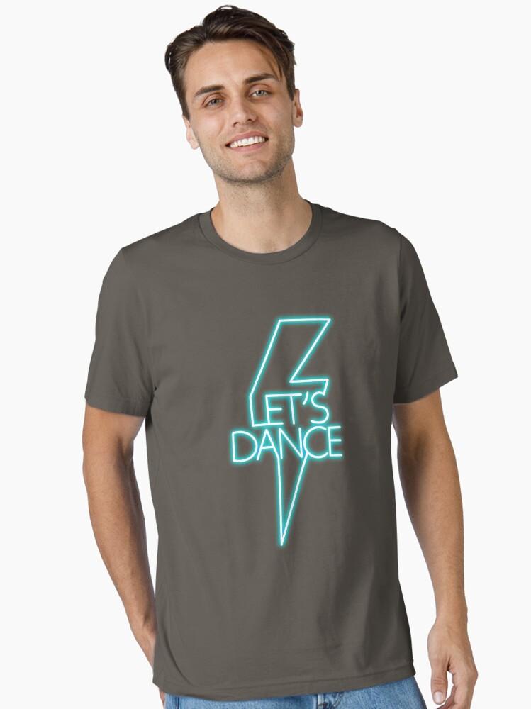 David Bowie Lets Dance Bolt Blue Essential T-Shirt