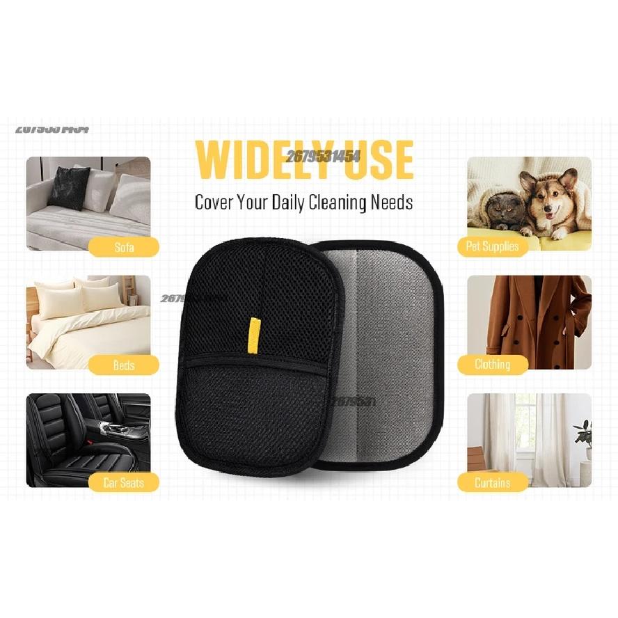 2 In 1 Pet Hair Removal Mitts For Cats Dogs Static Brush Pet Hair Remover Brush Removing Dog Cat Hair From Sofa Carpet Supplies