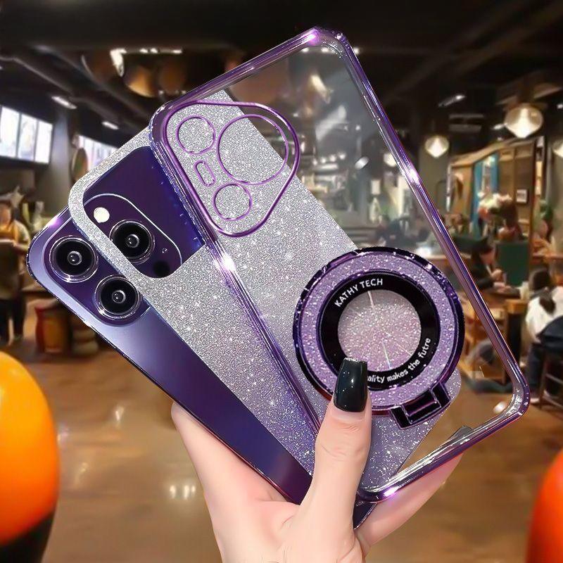 Luxury Magnetic Suction Stand Phone Case for Huawei P 70 60 50 40 PRO NOVA 12 11 10 9 SE MATE 60 50 PRO Anti Drop Bracket Shell