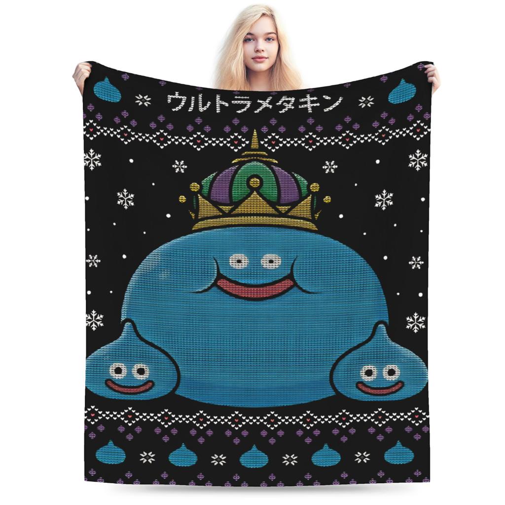 Slime Morimori Dragon Quest  Blankets Soft Fleece Comfort Gifts  Throw Blanket Rug Piece