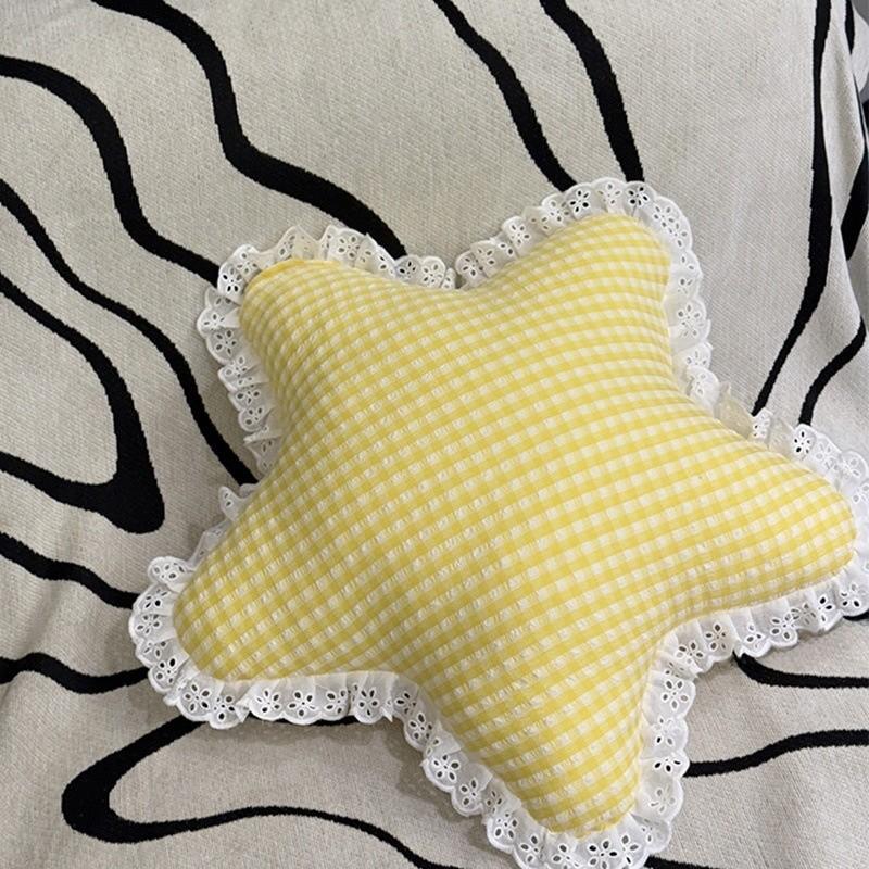 Apple Cushion Lumbar Support Office Chair Pillow With Cloud Pattern For Home Decor