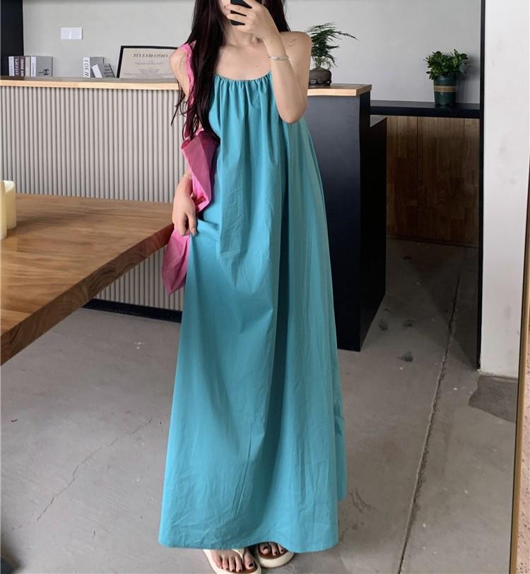 

Women s Summer Halter Neck Backless Dress – New French Design, Flattering Fit, Age-Reducing Style Extra Large