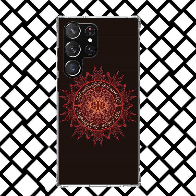 The L-Lord of The R-Rings Phone Case for Samsung Galaxy S26 S25 Edge S24 S23 Ultra S22 Plus S21 FE S20 + Soft Cover Print Fundas