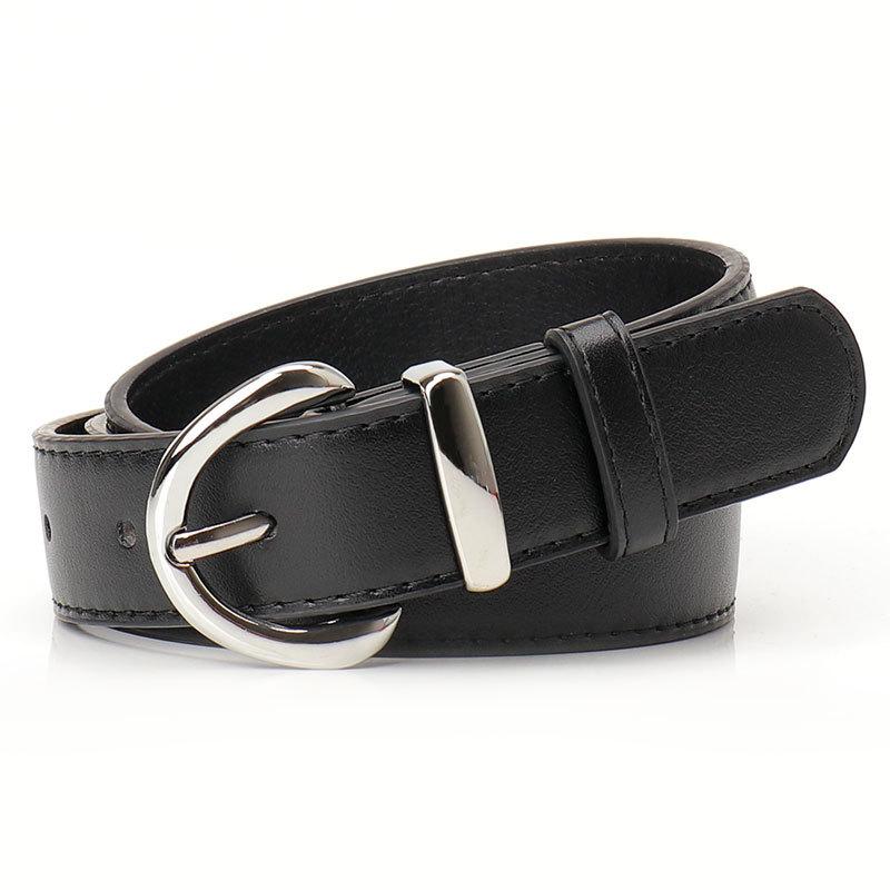 

Fashionable All-match Alloy Pin Buckle Belt for Women Korean Version Simple Casual Jeans Belt for Women