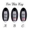 3 Buttons Protect Cover For NISSAN Maxima Altima Versa Sentra Sunny Sylphy Teana Qashqai X-Trail Juke TPU Car Key Shell Case Fob