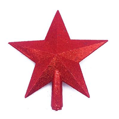 Beautiful Christmas Tree Star Decoration Decorative Accessory Christmas Tree Top Star Crafted From High-quality Plastic