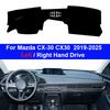 For Mazda CX-30 CX30 2019 2020-2026 2026 2026 2026 Car Dashboard Cover Avoid Light Pad Sun Shade Anti-UV Carpets Mat Accessories