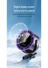 New High-Speed Clip-On Fan: 100 Gears, Digital Display, Wall-Mountable, Rechargeable for Home or Office Use