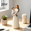 Resin Ornament For Home Decor Faceless Mother And Child Figurine Heartwarming Statue Modern Versatile Room Minimalist Sculpture for Living