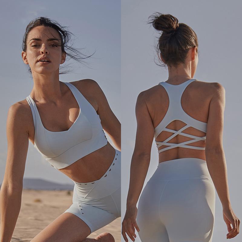 European & American Sexy Summer Sports Yoga Bra - Women's Quick-Drying, Stylish, Fitness Back Design