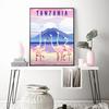 Nordic Vintage Travel Cities Poster Africa Morocco Arabic Landscape Canvas Painting For Living Room Israel Wall Art Decorative