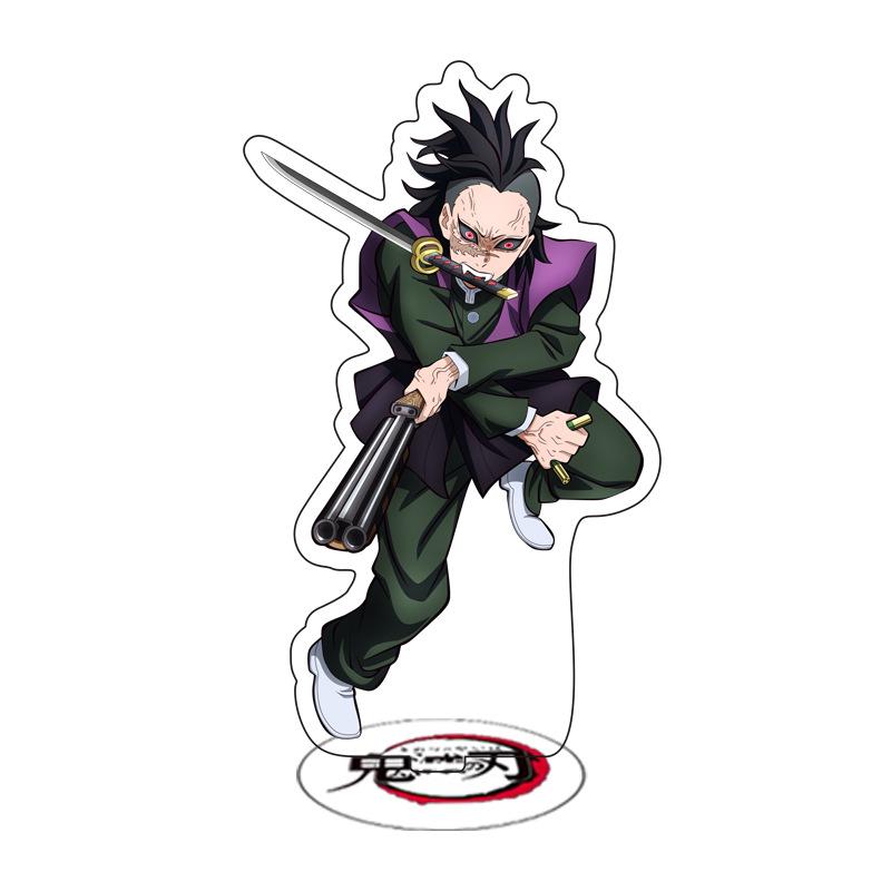 Demon Slayer Anime Acrylic Stand Kimetsu No Yaiba Kamado Tanjirou Hashira Giyuu Action Figure Desk Model Toy