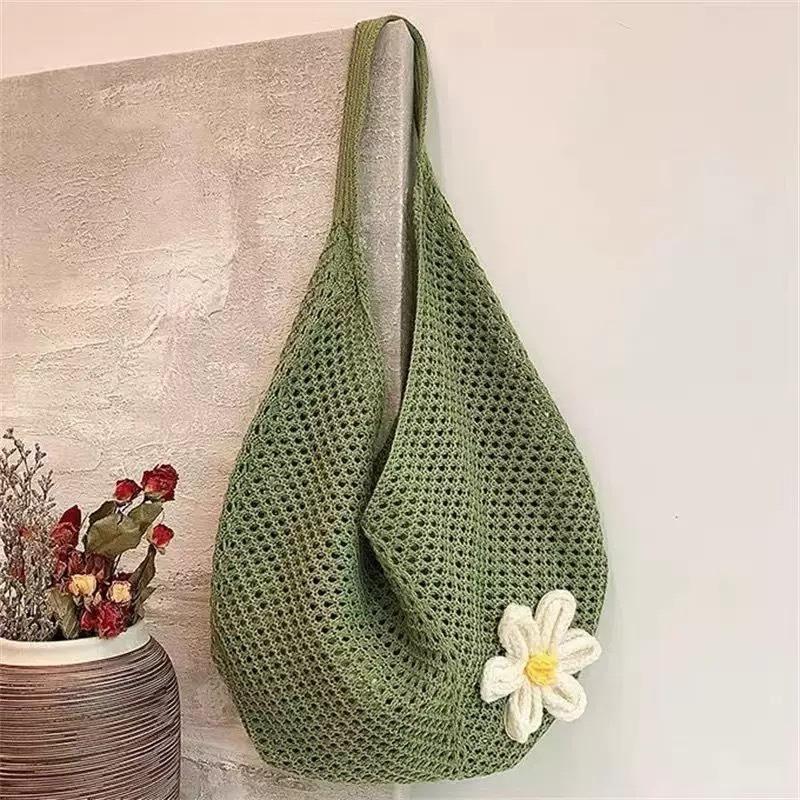 Straw bag women's summer woven bag handbag seaside vacation messenger bag large capacity women's bag tote bag