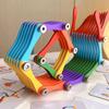 Versatile Folding Building Blocks for Kids – Enhance Hand-Eye Coordination & Brain Development