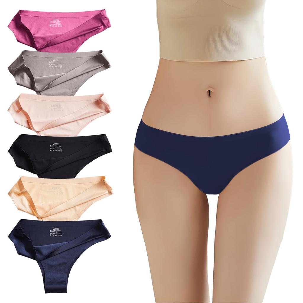 Brazilské šortky bezešvé roztomilé bikiny sexy spodní prádlo vysoce prodyšné strečové kalhotky šetrné k pokožce deodorizační antibakteriální bavlna