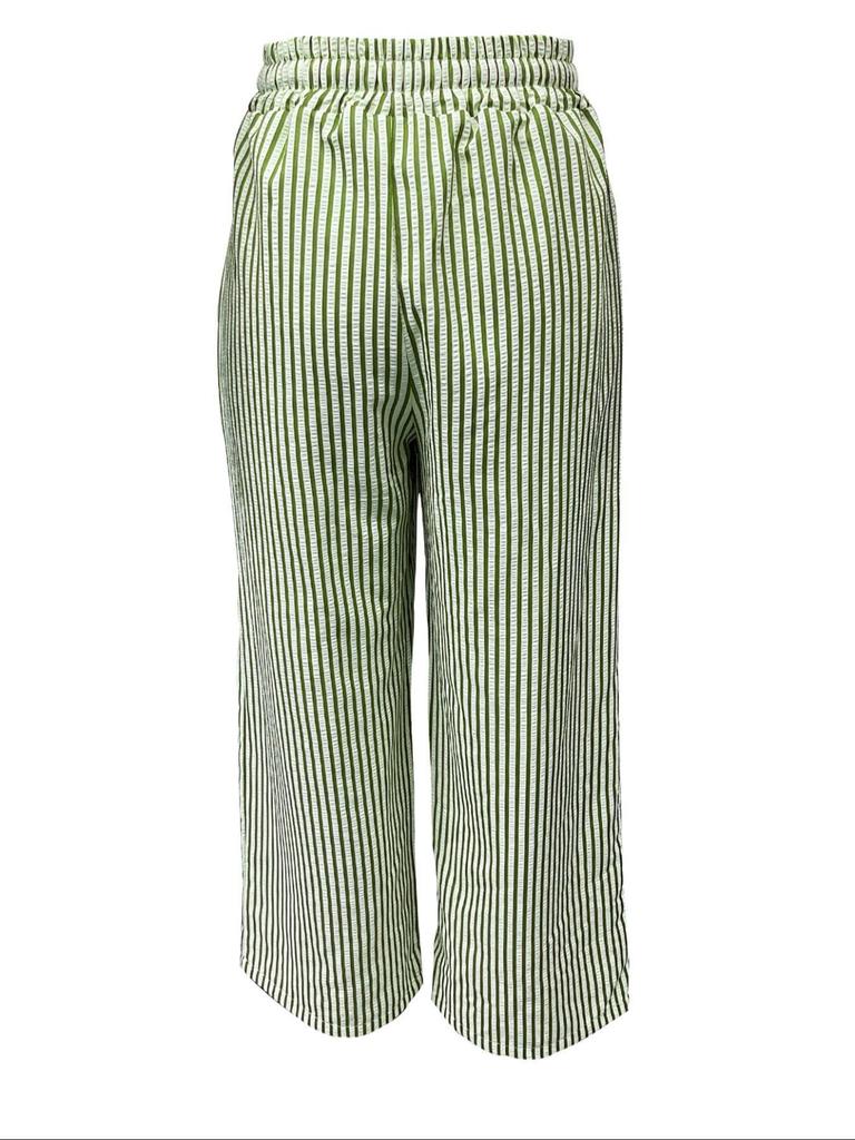 Striped Casual Long Pants - 2025 European & American Women's Fashion