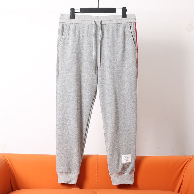 Trendy Brand Side-Striped Color Webbing Jogger Sweatpants for Men and Women, Couple Style, Plus-Size Sports Casual Pants