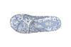 Pansy 9304 Indoor Slippers with Floral Size Blue Women's Hand-Knitted Print, Small,