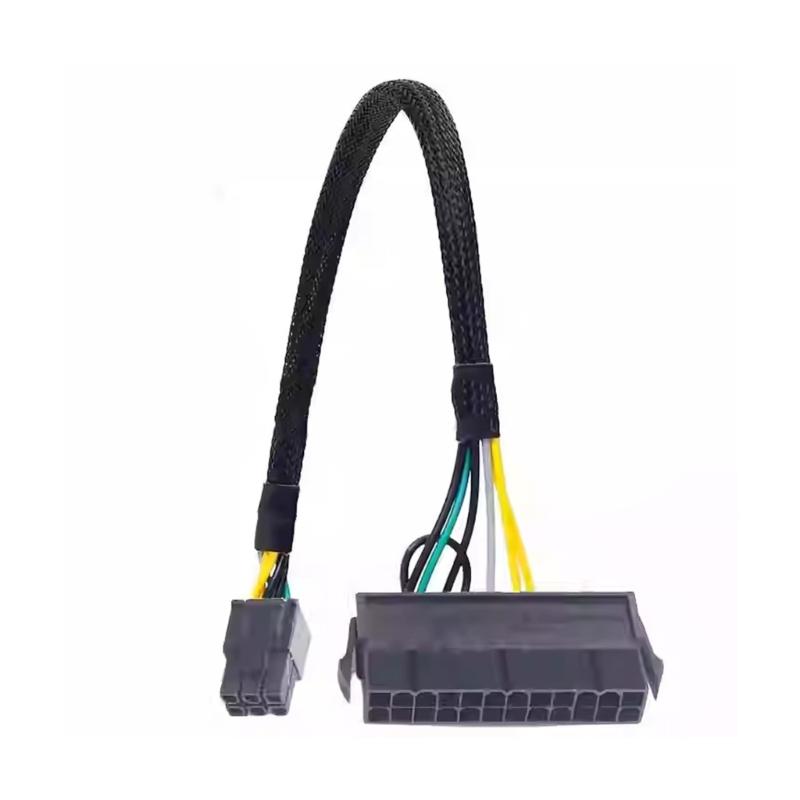  Power Converters Cable 24Pin to 6Pin Connector for 3650 3040 7040 Computer Motherboard Power Supply Adapter
