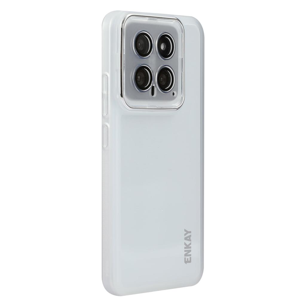 ENKAY HAT PRINCE For Xiaomi 14 Case Matte TPU Phone Cover with Lens Film
