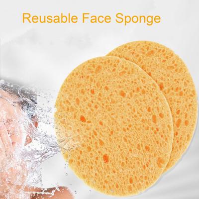 10-teiliges Gesichtsschwamm-Set, wiederverwendbar, rund, saugfähig, komprimiert, natürliches Make-up-Entferner, Peeling, SPA, Gesichtsreinigung, Zellulose-Schwamm
