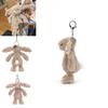 Jellycat Rabbit Plush Keychain With Floral Ears For Teens And Young Adults